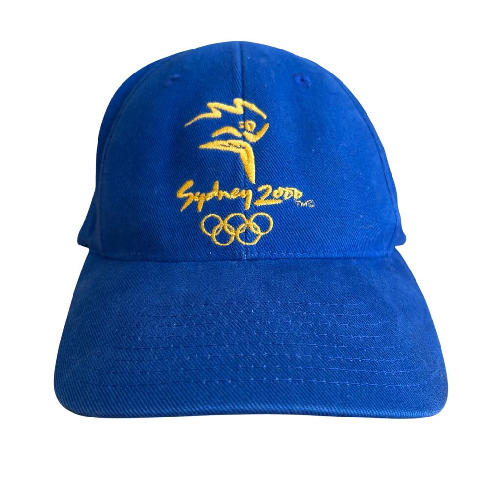 Sydney 2000 Summer Olympics Blue FlexFit Fitted Hat Cap Limited Edition S M
